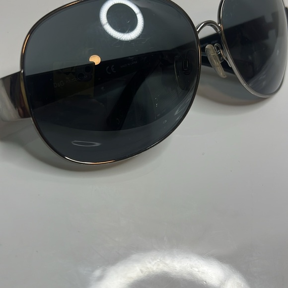 D&G Black Aviator Sunglasses - Picture 7 of 7